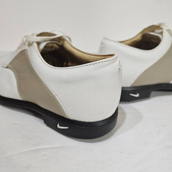 Nike Golf Shoes Womens Size 8.5 White Soft Spikes - Picture 8 of 8